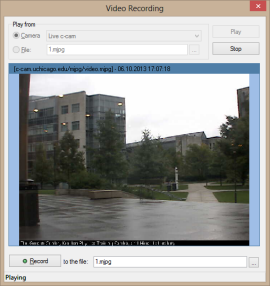 Grabación de vídeo MJPEG